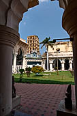 the old Royal Palace, in the middle of the old city, now a museum with a beautiful collection of Chola bronze sculptures. Thanjavur Tamil Nadu. 